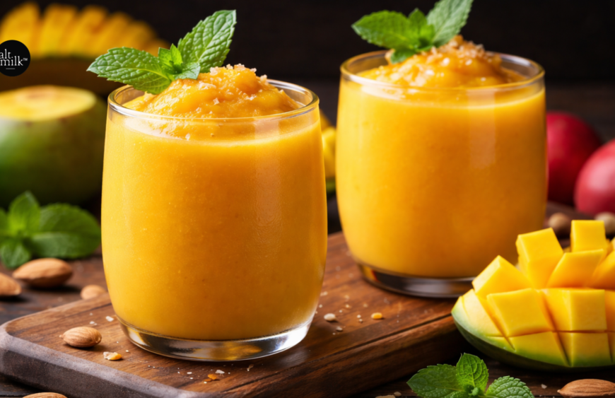 Mango Almond Milk Shake
