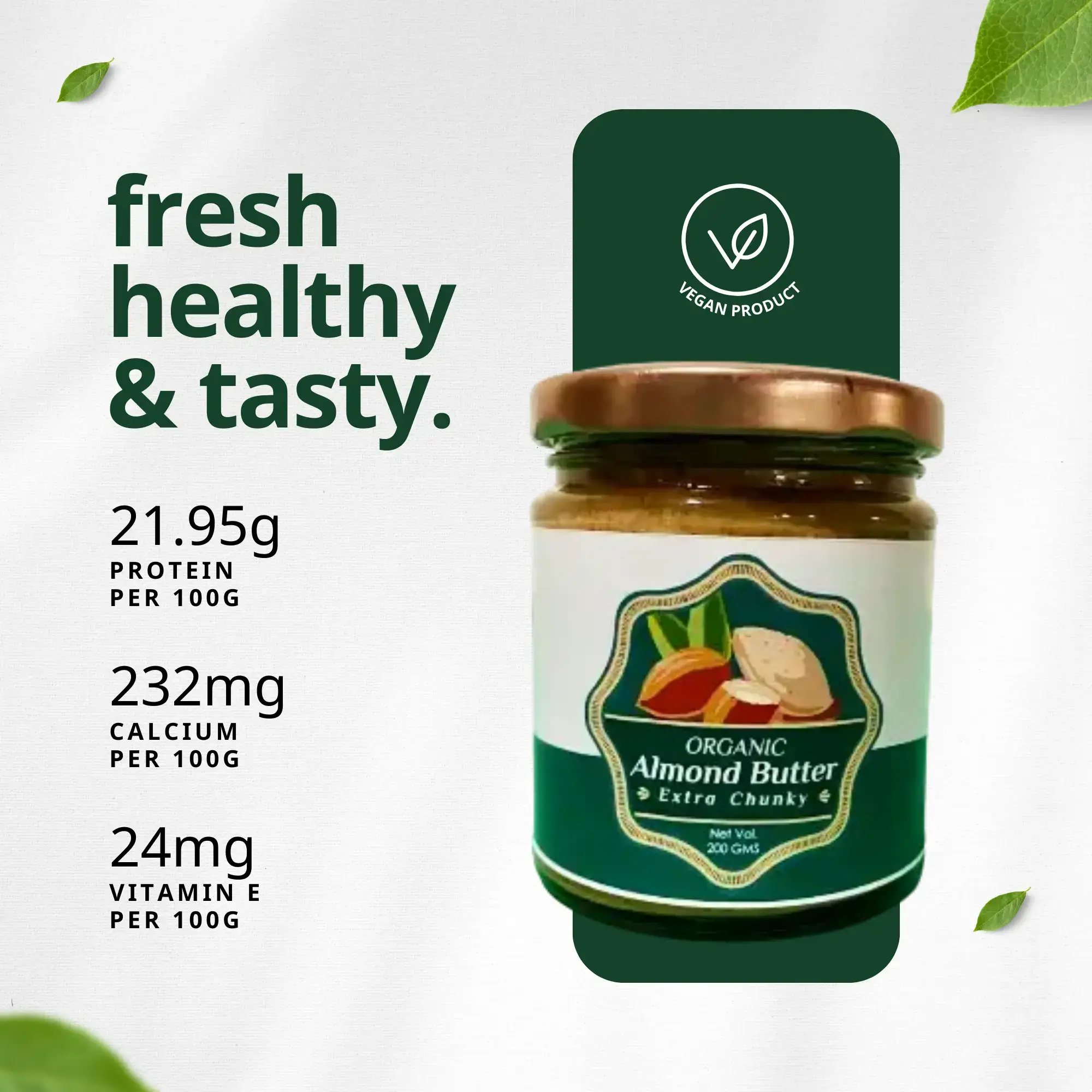 Organic All Natural Almond Butter - Image 2