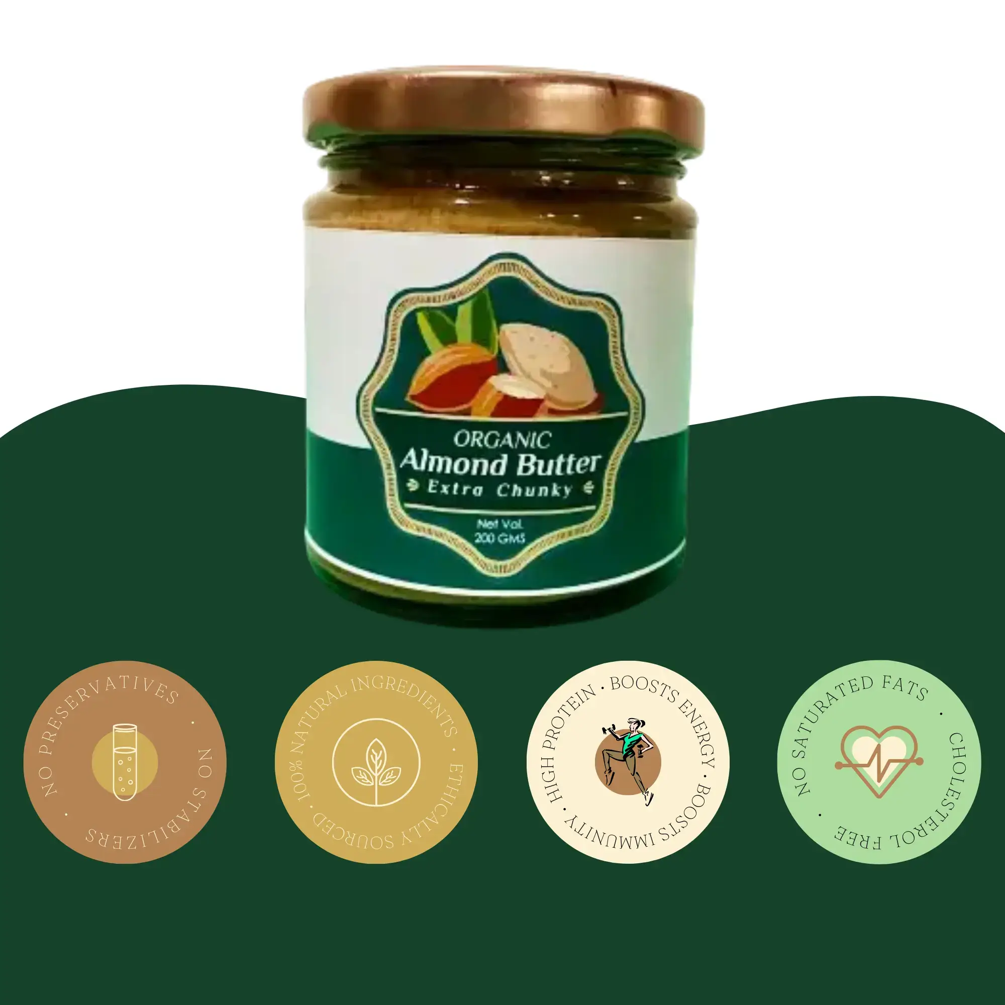Organic All Natural Almond Butter - Image 3