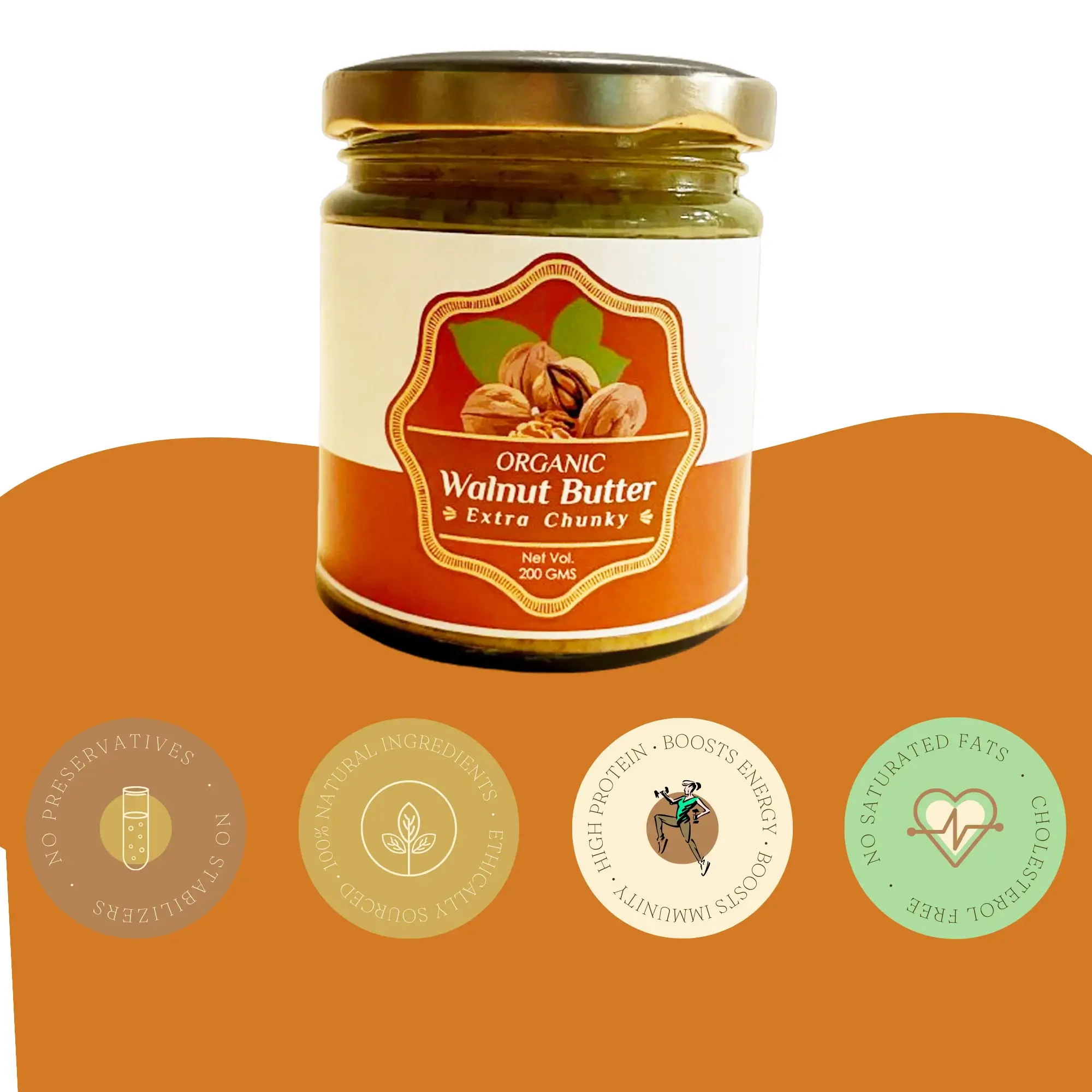 Organic All Natural Walnut Butter - Image 3