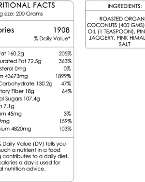 Organic All Natural Coconut Butter | 400 gms - Image 3