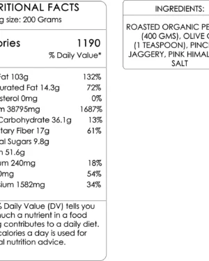 Organic All Natural Peanut Butter | 400 gms - Image 4
