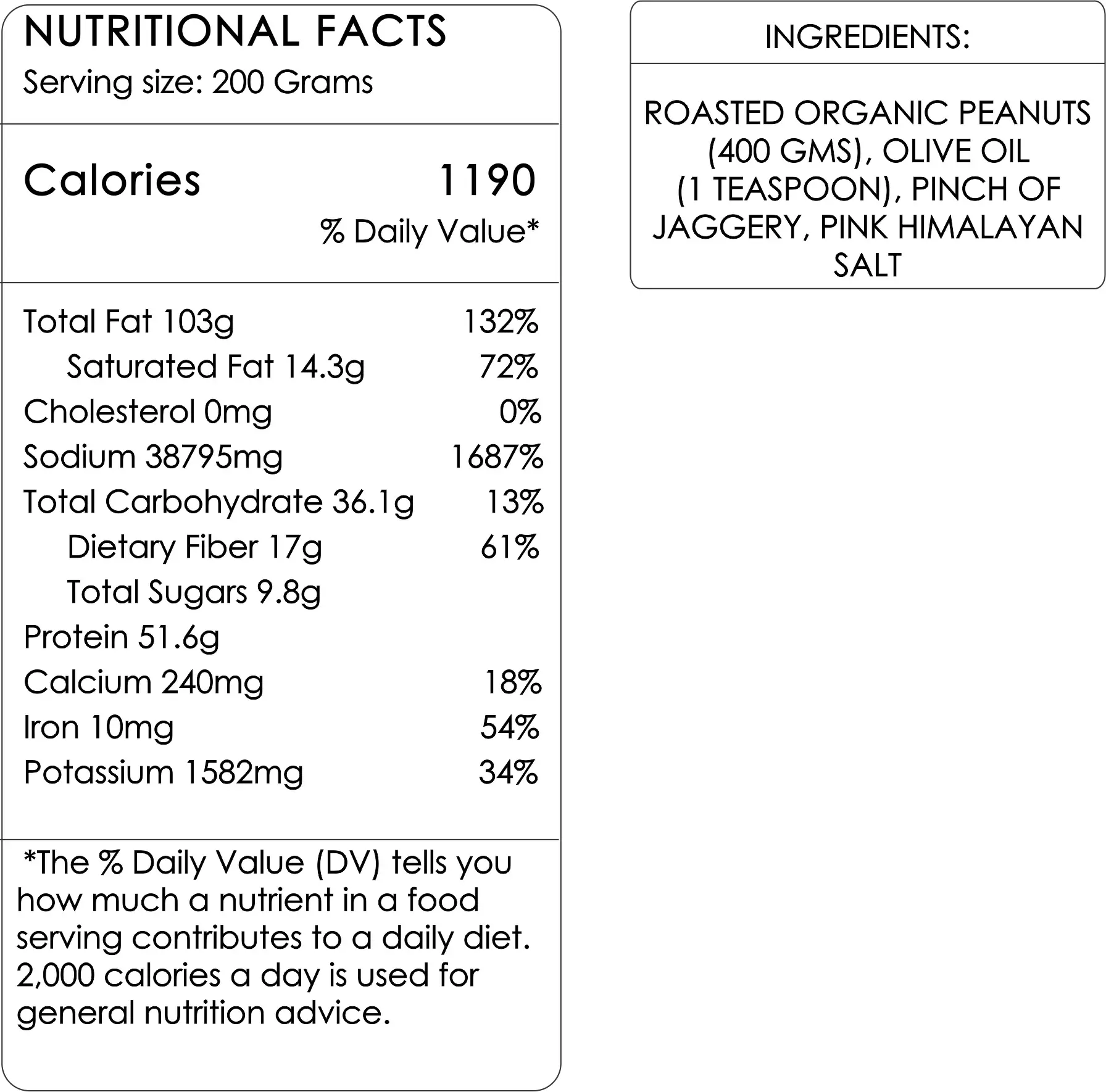 Organic All Natural Peanut Butter | 400 gms - Image 4