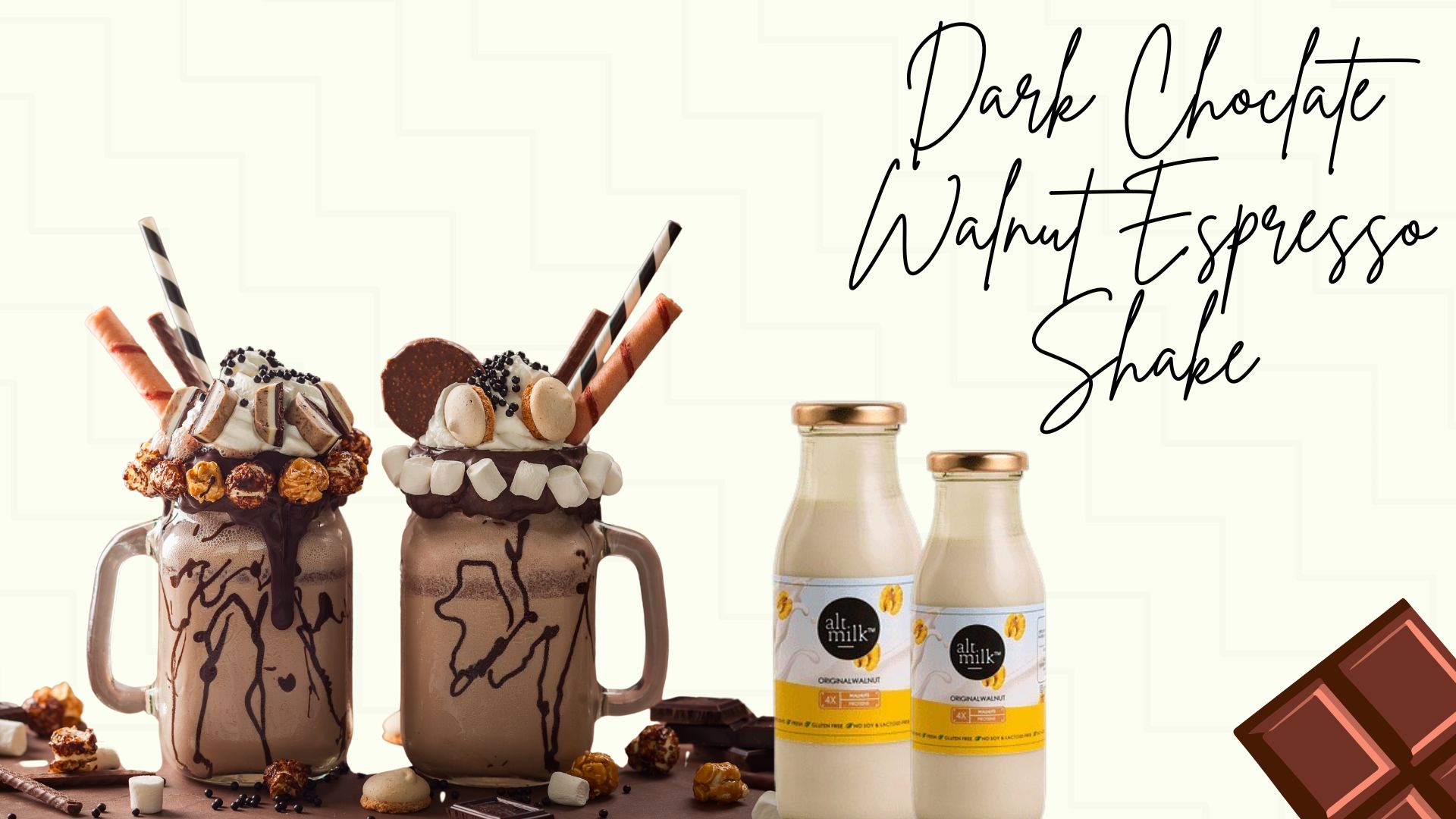 Dark Chocolate Walnut Espresso Shake