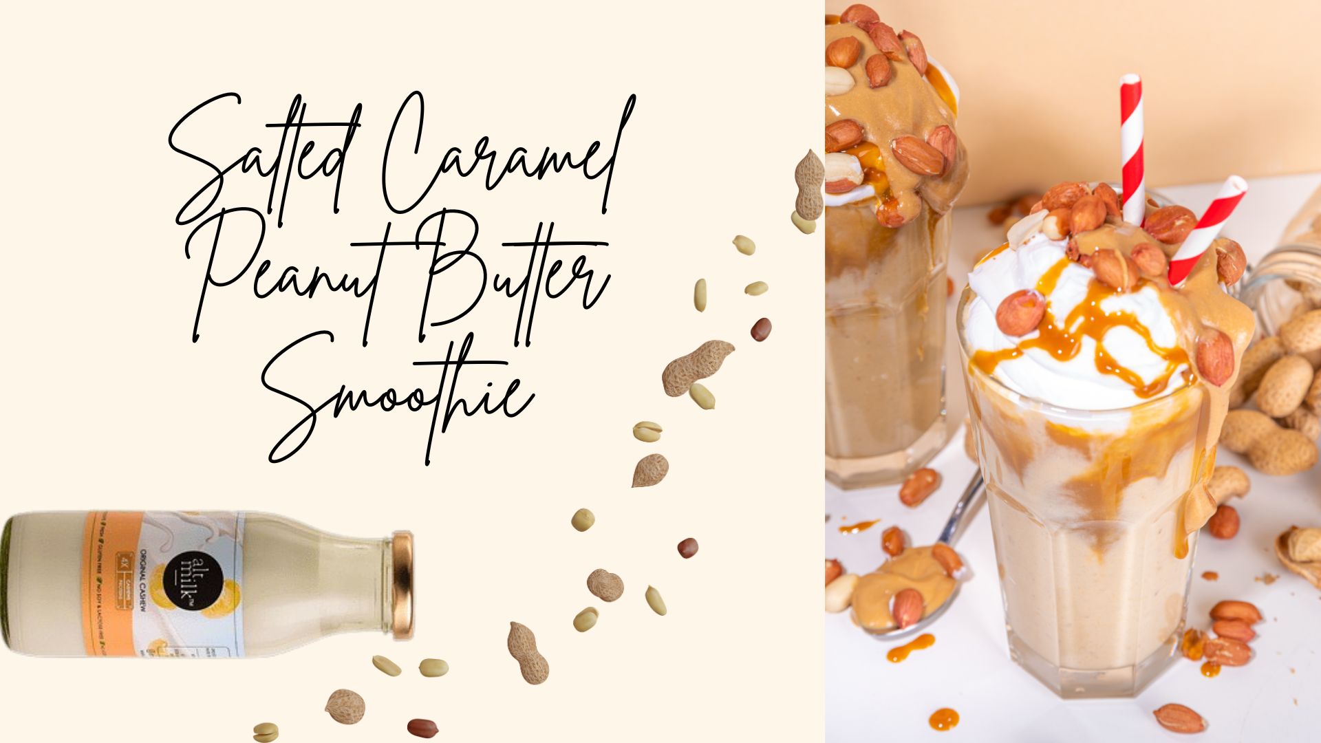 Salted Caramel Peanut Butter Smoothie