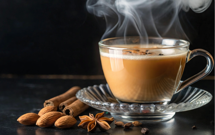 Almond Milk Masala Chai