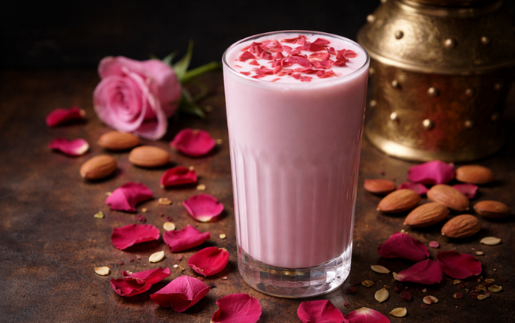 Rose Almond Lassi